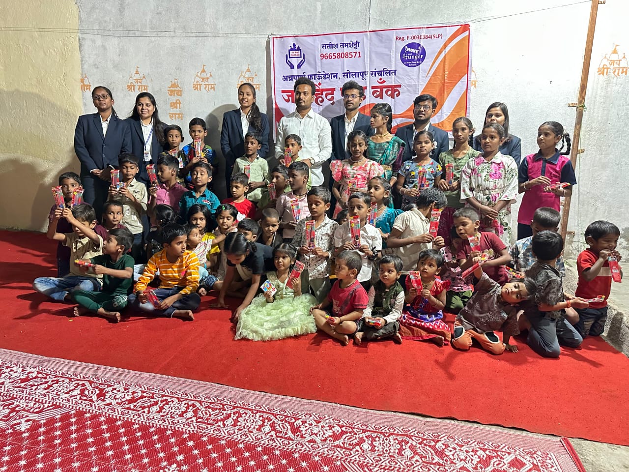 जय हिंद फूड बँकेच्या माध्यमातून कामगारांच्या मुलांसाठी ७ दिवसाचे बाल विकास शिबिर संपन्न