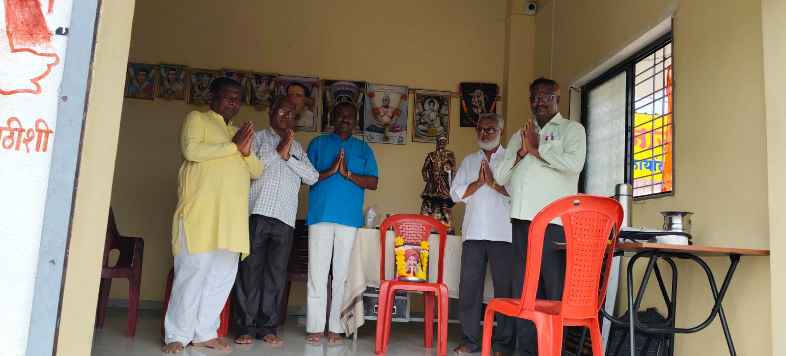 राजमाता जिजाऊ मंगल कार्यालय येथे छत्रपती शाहू महाराज जयंती साजरी