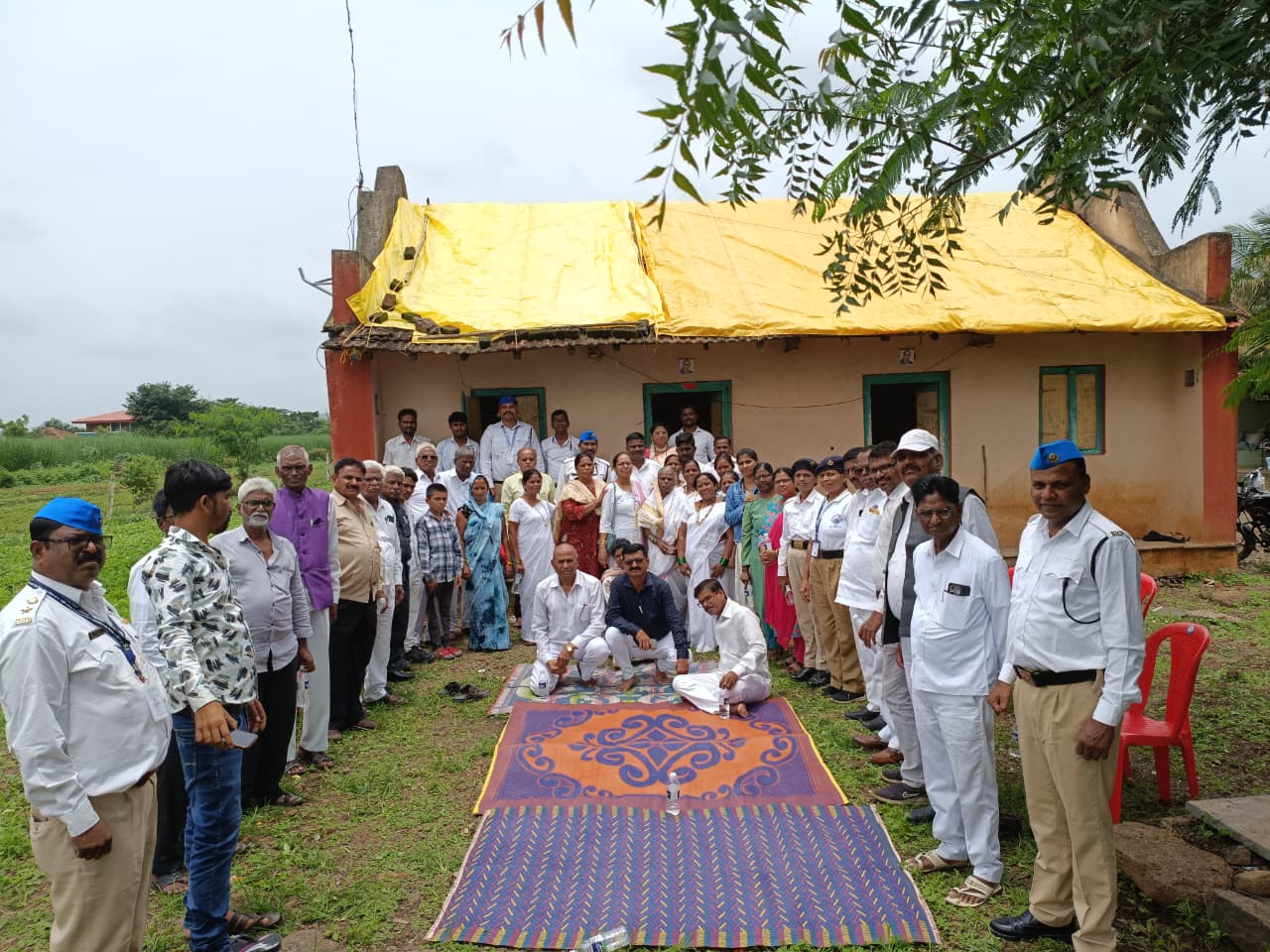 प्राचीन बुद्ध लेणी भोरगिरी येथे वर्षावास प्रवचन मालिकेचे उद्घाटन सोहळा संपन्न