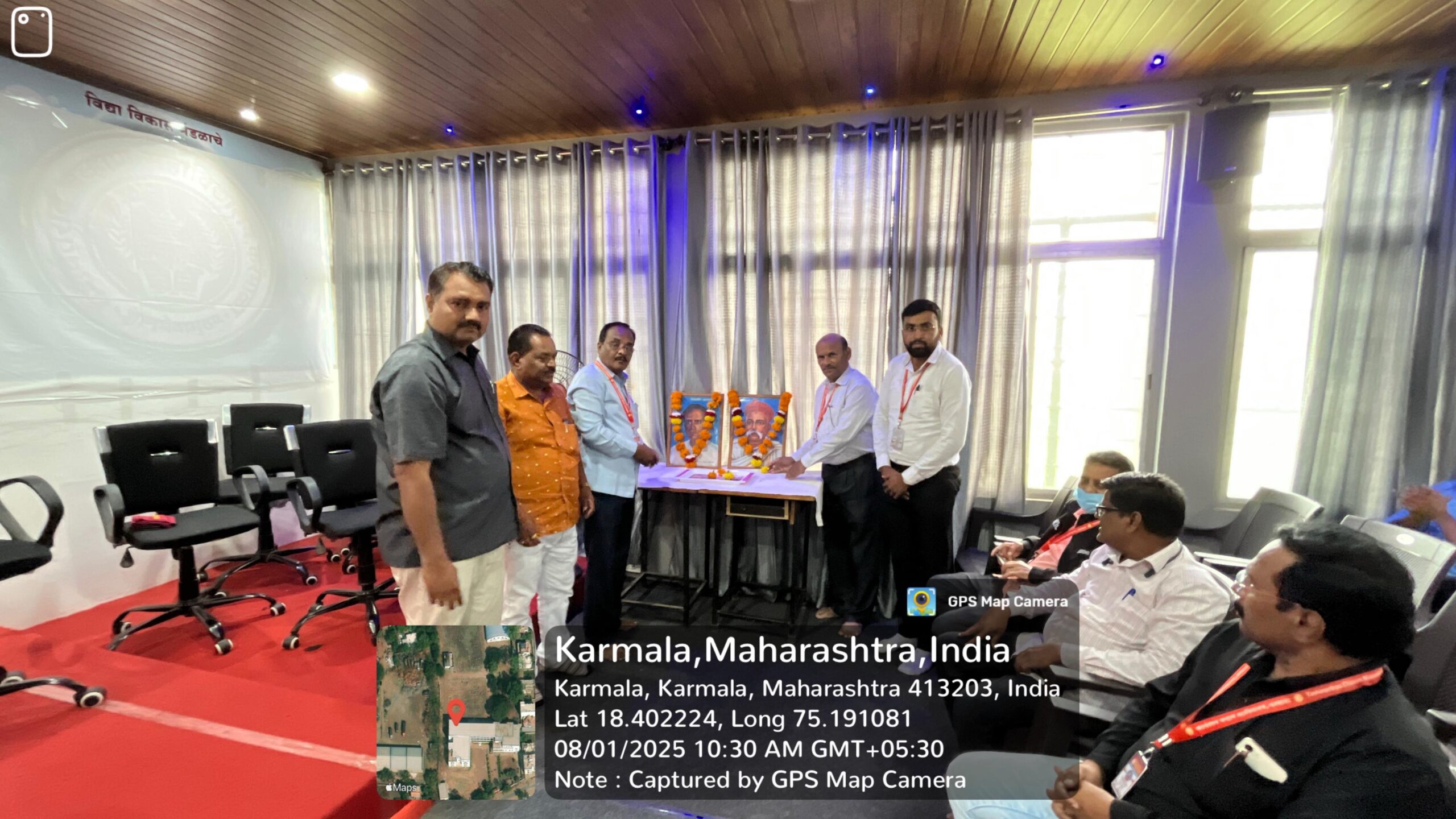 यशवंतराव चव्हाण महाविद्यालयात अण्णाभाऊ साठे जयंती व टिळक पुण्यतिथी साजरी