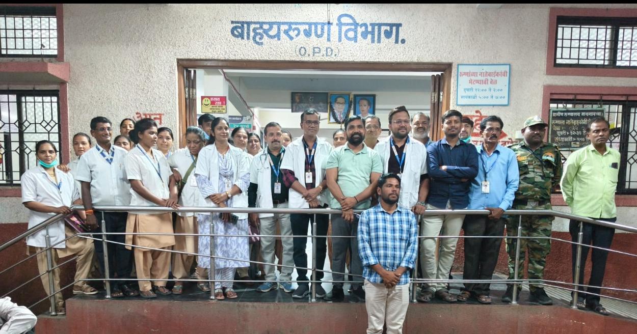 जनसेवा हीच ईश्वर सेवा; नायगाव ग्रामीण रुग्णालयातील कर्मचाऱ्यांची समाजाभिमुख शपथ