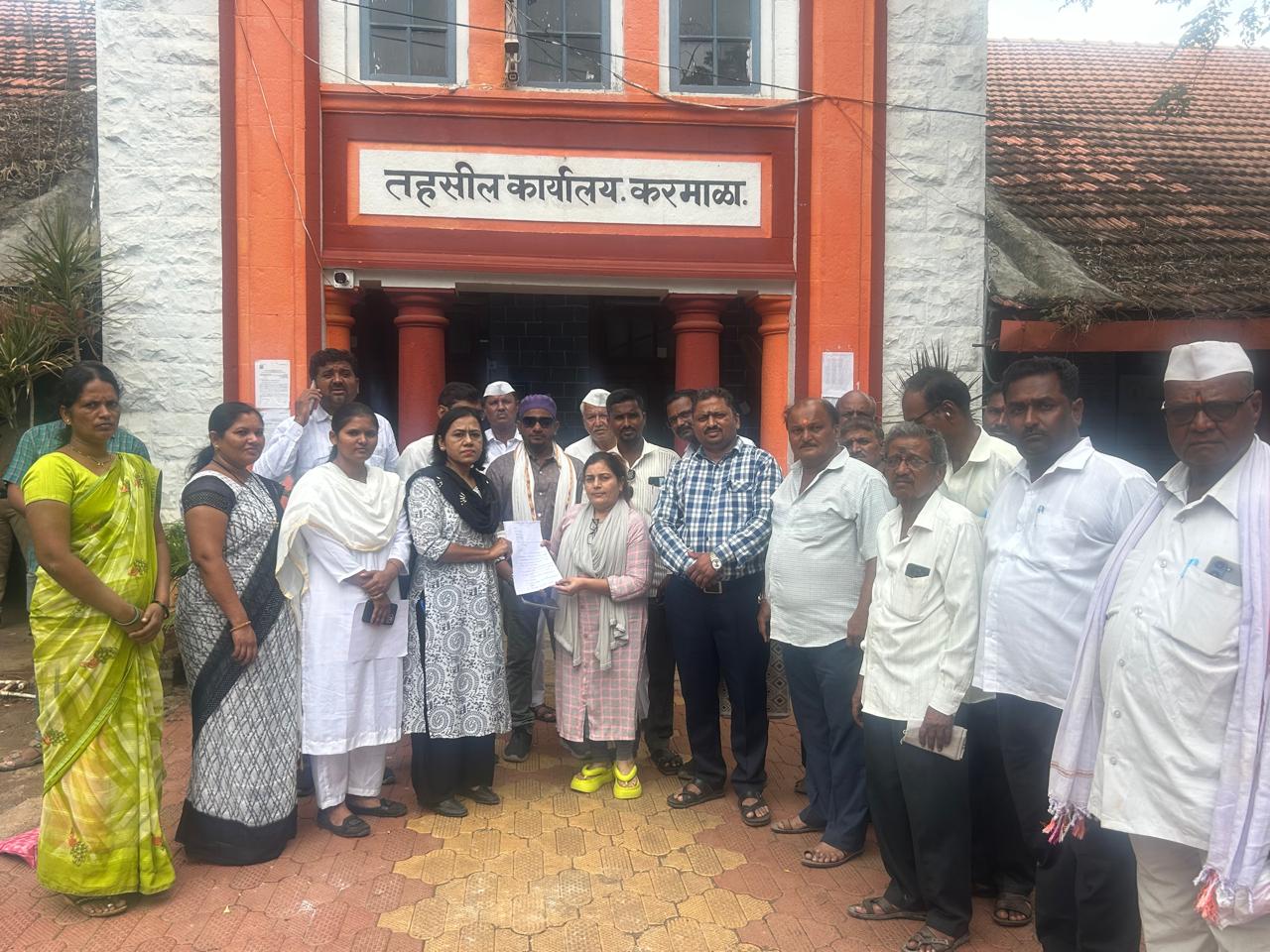 दिल्ली येथे चालू असलेल्या आंदोलनास करमाळा तालुका नागरी कृती समितीतर्फे पाठिंबा