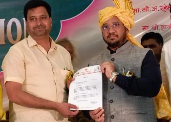 सय्यद मुजसिम पिरजादे यांची शिवसेना सोलापूर जिल्हा अल्पसंख्यांक अध्यक्षपदी निवड