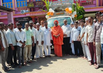 जन्मभूमी फाउंडेशनतर्फे दुधनी शहरासाठी  ‘स्वर्ग रथ’ (शव वाहिनी) सेवा सुरू